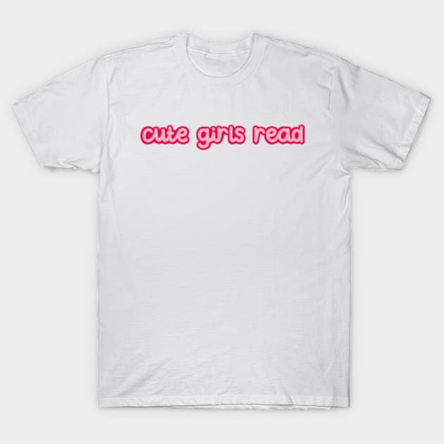 Cute Girls Read T-Shirt by Smilla